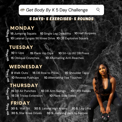 5 Day Workout Challenge